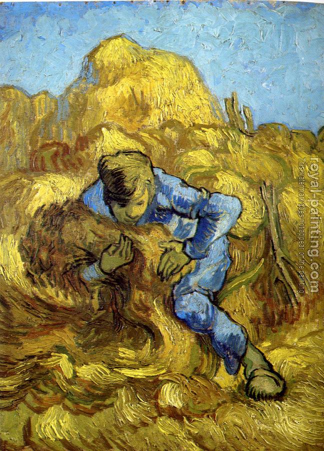 Vincent Van Gogh : Sheaf-Binder(after Millet)